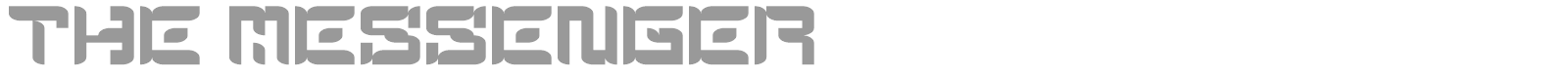 The Messenger font preview